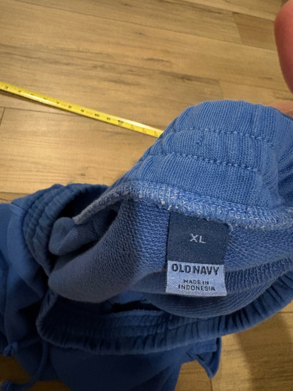 Old navy extra high waisted‎ terry sweatshirts sapphire blue size XL - Picture 5 of 10